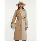 Madison | Women's Trench Coat With Belted Waist And Button Front | Classic