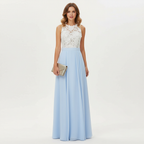Madison | Women's Wedding Guest Dress With Sleeveless Design And Lace Bodice | Elegant