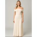 Madison | Women's Wedding Guest Maxi Dress With Off-Shoulder Neckline And Pleated Skirt | Elegant