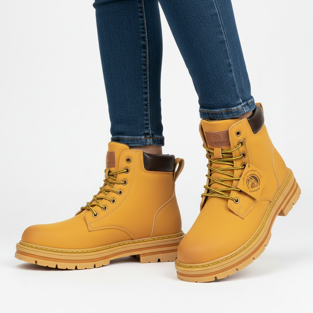 Mason | Men's Lace-Up Boots With Ankle Height And Rugged Sole | Workwear