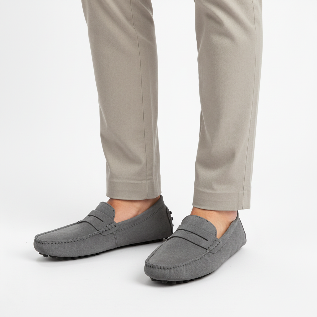 Mason | Men's Loafers With Slip-On Design And Stitch Detail | Casual