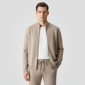 Mason | Men's Lounge Set With Zip Jacket And Drawstring Pants | Minimalist
