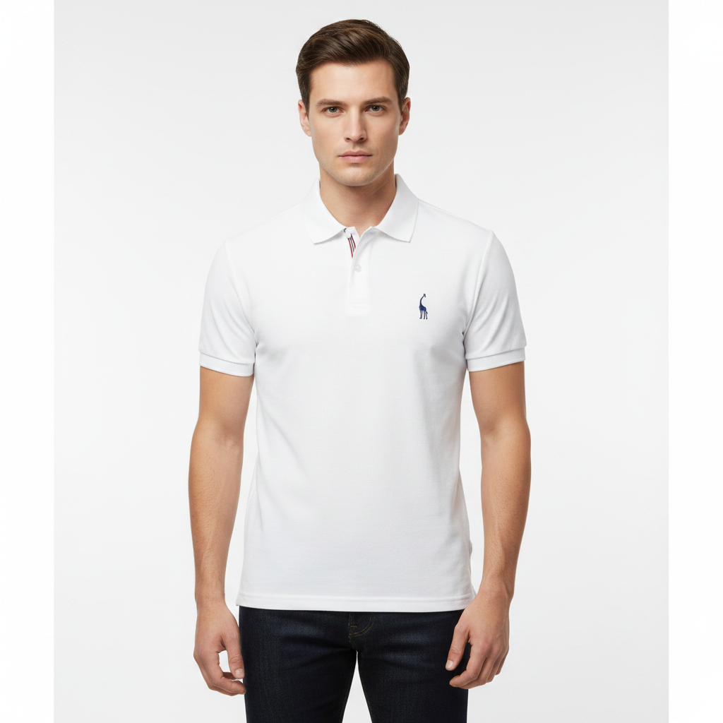 Mason | Men's Polo Shirt With Short Sleeves And Button Placket | Casual