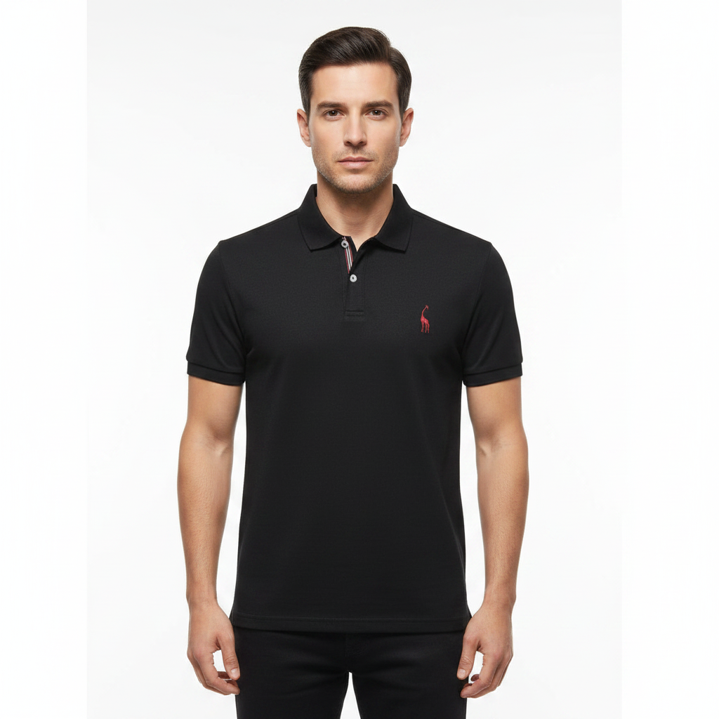 Mason | Men's Polo Shirt With Short Sleeves And Button Placket | Casual
