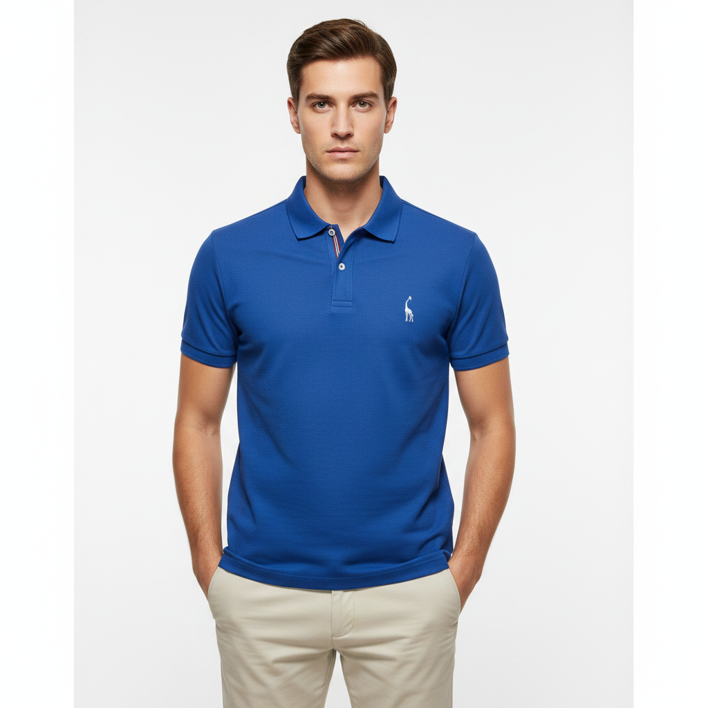 Mason | Men's Polo Shirt With Short Sleeves And Button Placket | Casual