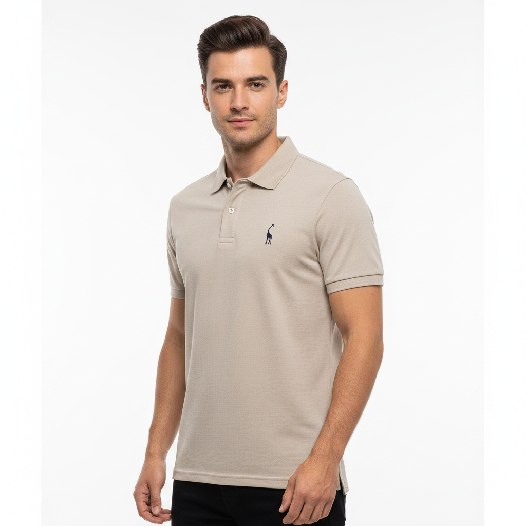 Mason | Men's Polo Shirt With Short Sleeves And Button Placket | Casual