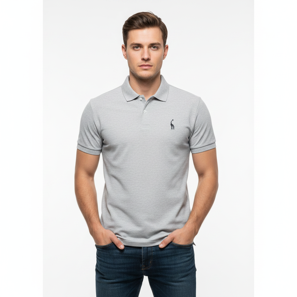 Mason | Men's Polo Shirt With Short Sleeves And Button Placket | Casual