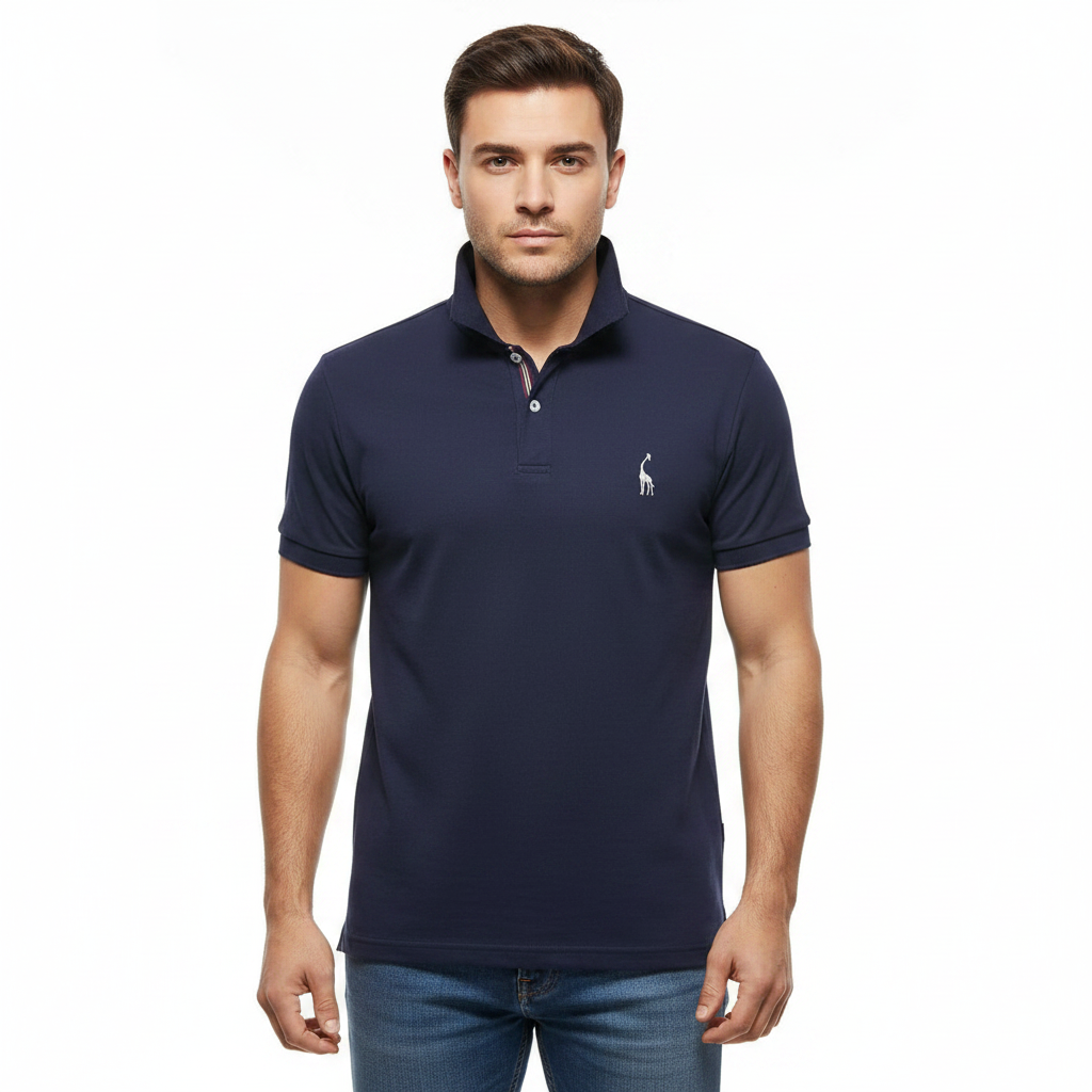 Mason | Men's Polo Shirt With Short Sleeves And Button Placket | Casual