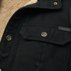 Mason | Men's Sherpa Jacket With Hood And Button Front | Casual