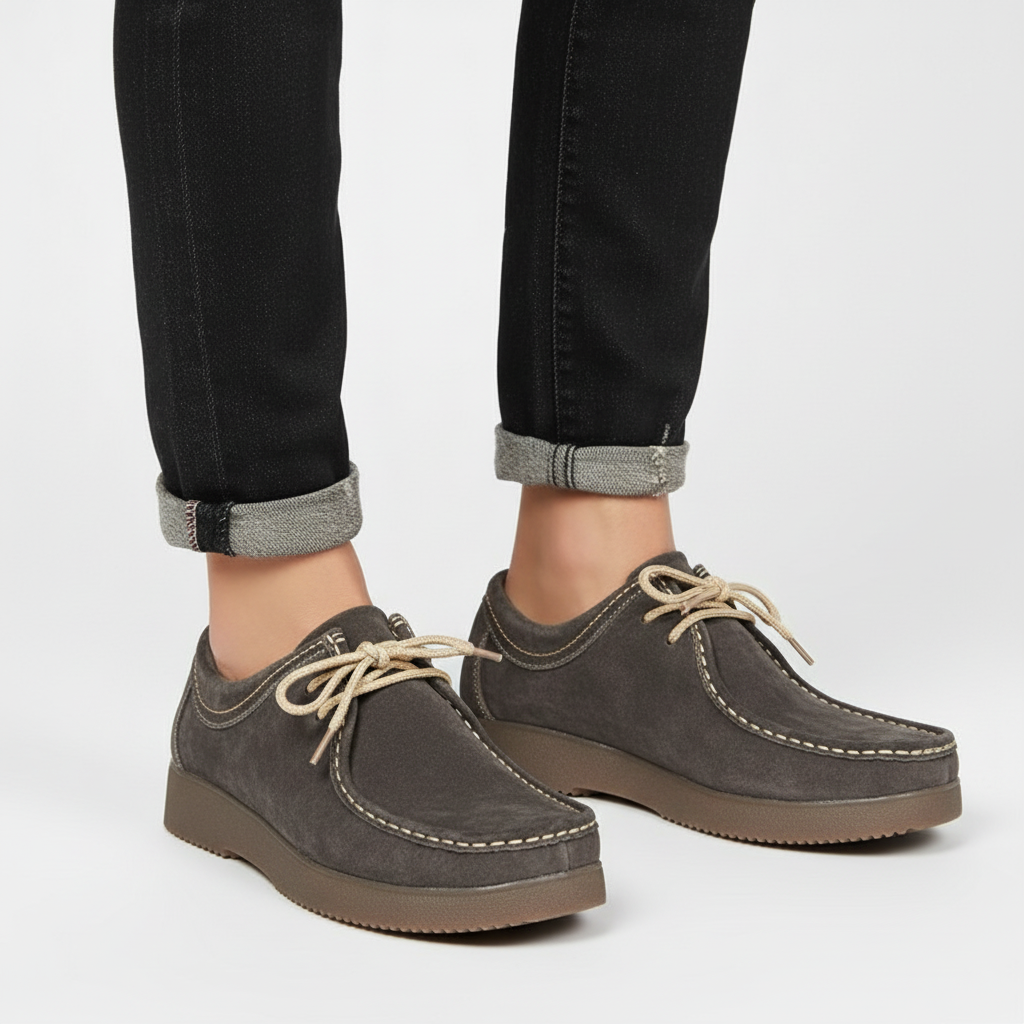 Mason | Men's Shoes With Lace Up Closure And Woven Stitch Detail | Casual