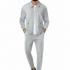 Mason | Men's Tracksuit With Zip Jacket And Straight Leg Pants | Modern