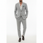 Mason | Men's Two Piece Suit With Notch Lapel And Button Closure | Classic