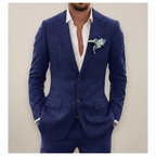 Mason | Men's Two Piece Suit With Notch Lapel And Button Closure | Classic