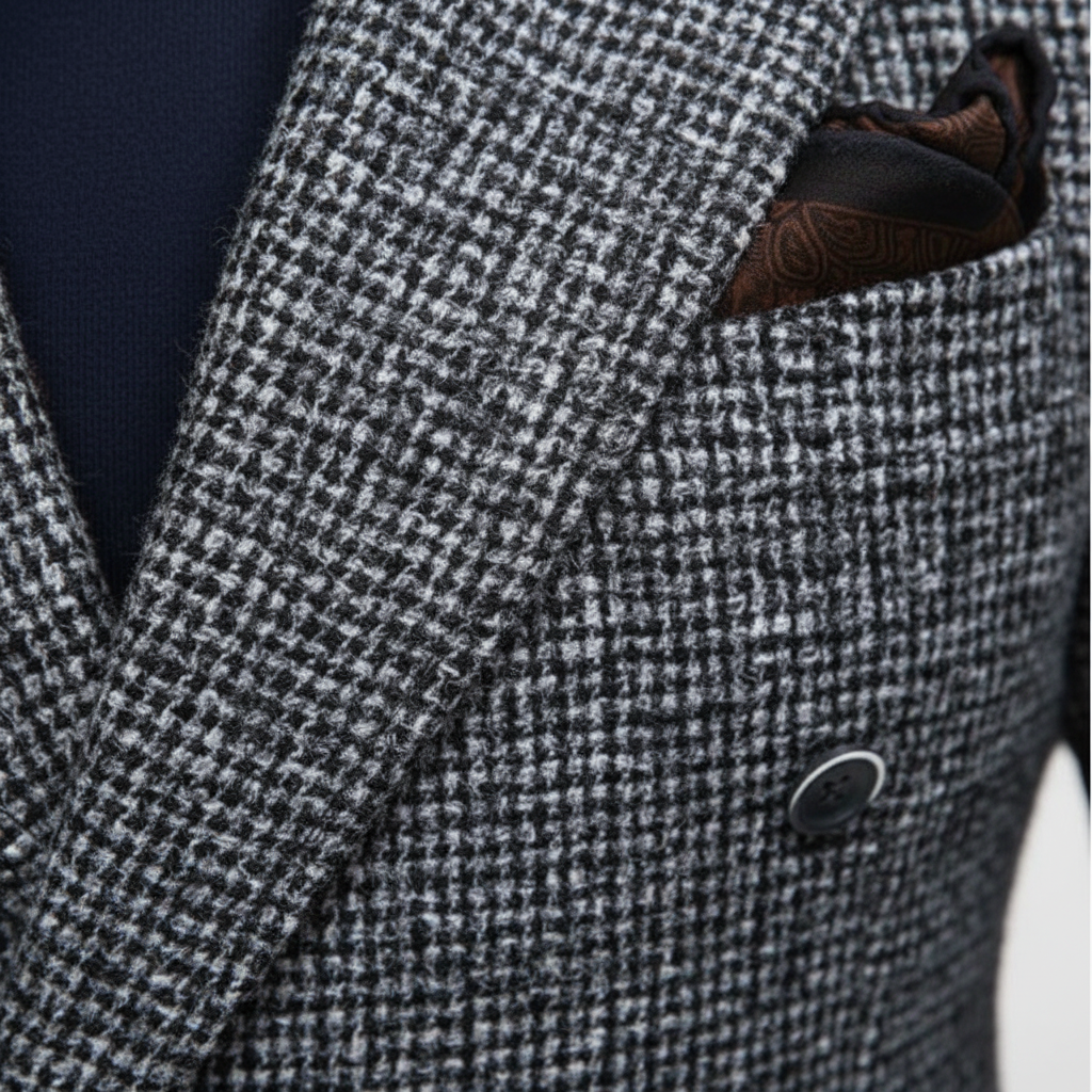 Noah | Men's Blazer With Double Breasted Design And Notch Lapel | Smart Casual