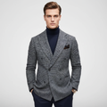 Noah | Men's Blazer With Double Breasted Design And Notch Lapel | Smart Casual