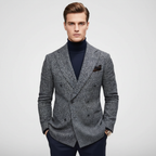Noah | Men's Blazer With Double Breasted Design And Notch Lapel | Smart Casual