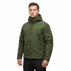 Noah | Men's Bomber Jacket With Hood And Zip Closure | Tactical