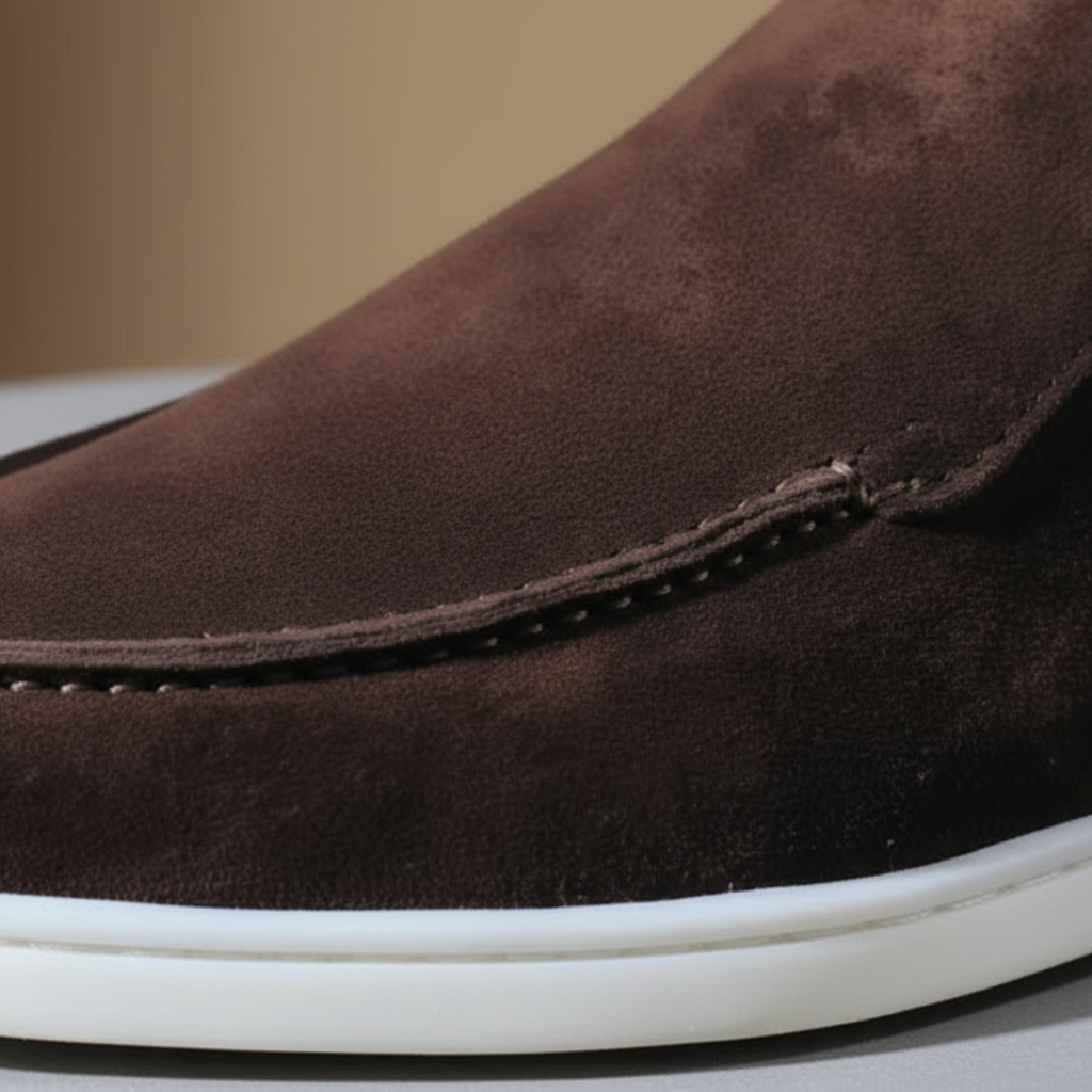 Noah | Men's Loafer With Slip On Design And Woven Stitch Detail | Casual