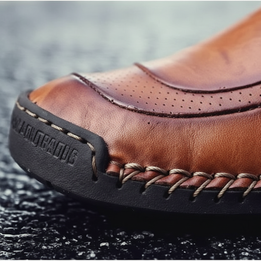 Noah | Men's Loafers With Zip Detail And Stitch Trim | Casual
