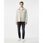 Noah | Men's Sherpa Jacket With Button Front And Chest Pockets | Casual
