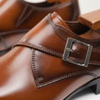 Noah | Men's Shoes With Buckle Strap Detail And Sleek Panel Design | Formal