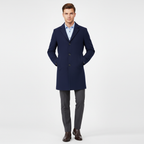 Noah | Men's Trench Coat With Notch Lapel And Button Closure | Smart