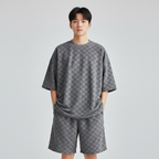 Noah | Men's Two Piece Set With Short Sleeves And Zip Collar