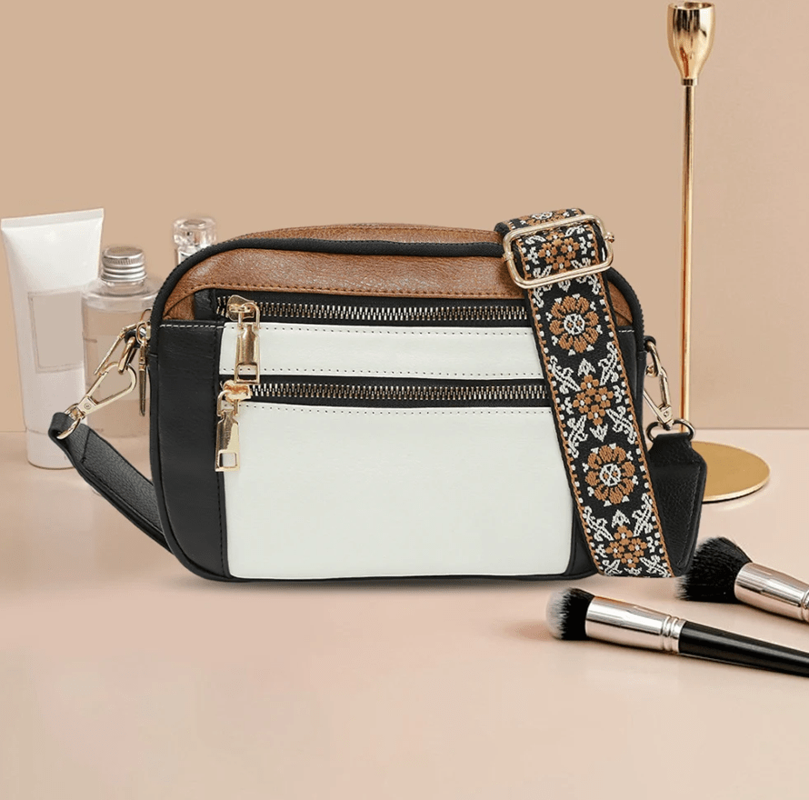 Nylah | Women’s Handbag With Adjustable Strap And Colourful Strap | Chic