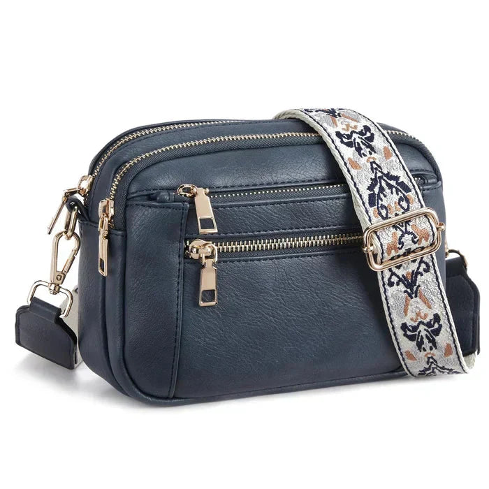 Nylah | Women’s Handbag With Adjustable Strap And Colourful Strap | Chic