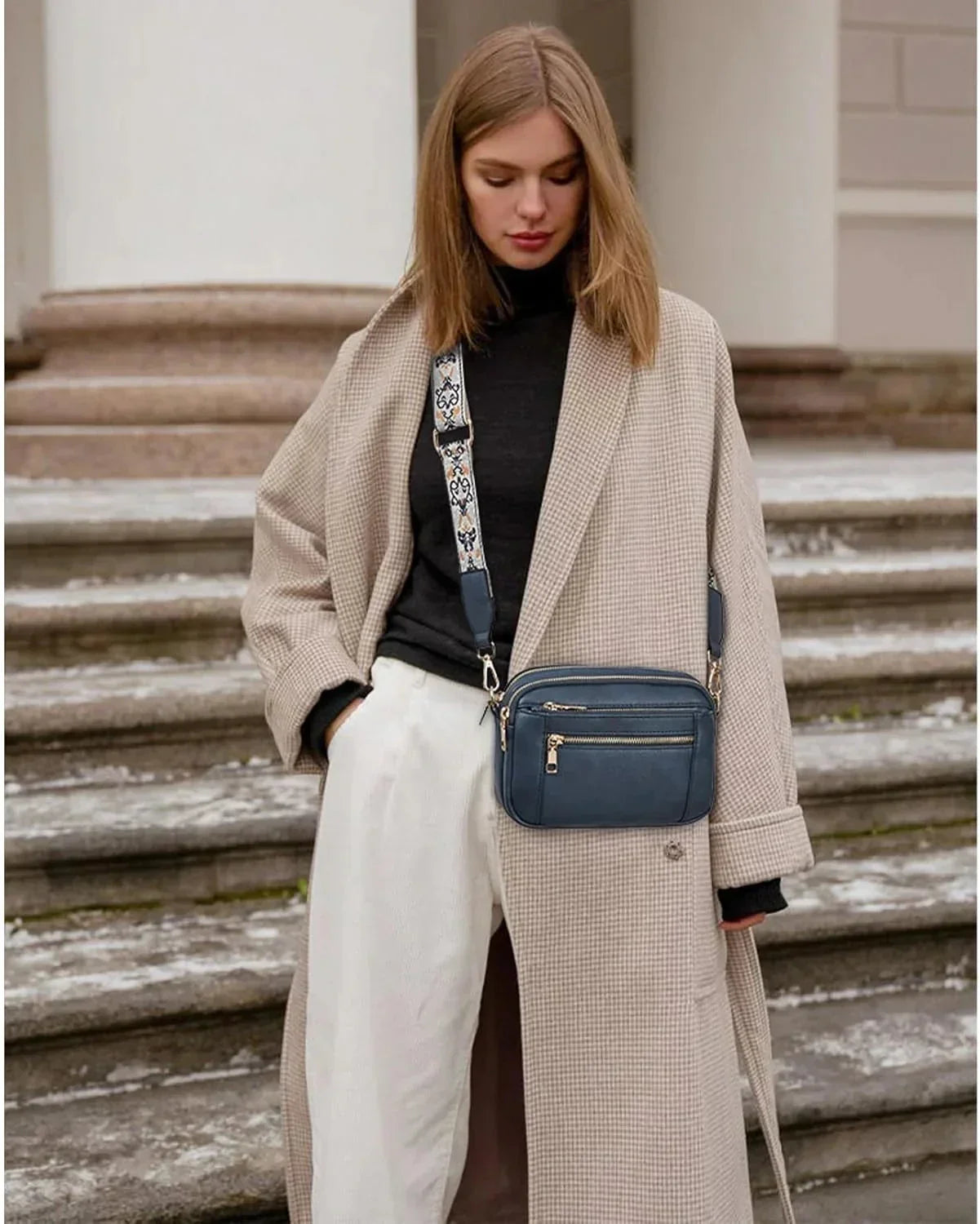 Nylah | Women’s Handbag With Adjustable Strap And Colourful Strap | Chic