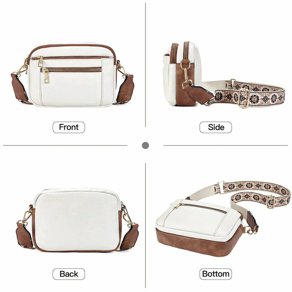 Nylah | Women’s Handbag With Adjustable Strap And Colourful Strap | Chic