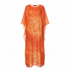 Olivia | Women's Graduation Maxi Dress With Wide Sleeves And Draped Silhouette | Elegant