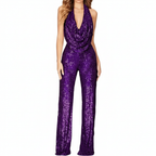 Olivia | Women's Jumpsuit With Sleeveless Design And Draped Neckline | Glamorous