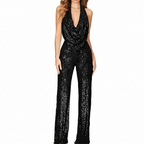 Olivia | Women's Jumpsuit With Sleeveless Design And Draped Neckline | Glamorous