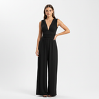 Olivia | Women's Jumpsuit With Sleeveless Design And Pleated Waist | Elegant