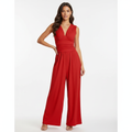 Olivia | Women's Jumpsuit With Sleeveless Design And Pleated Waist | Elegant