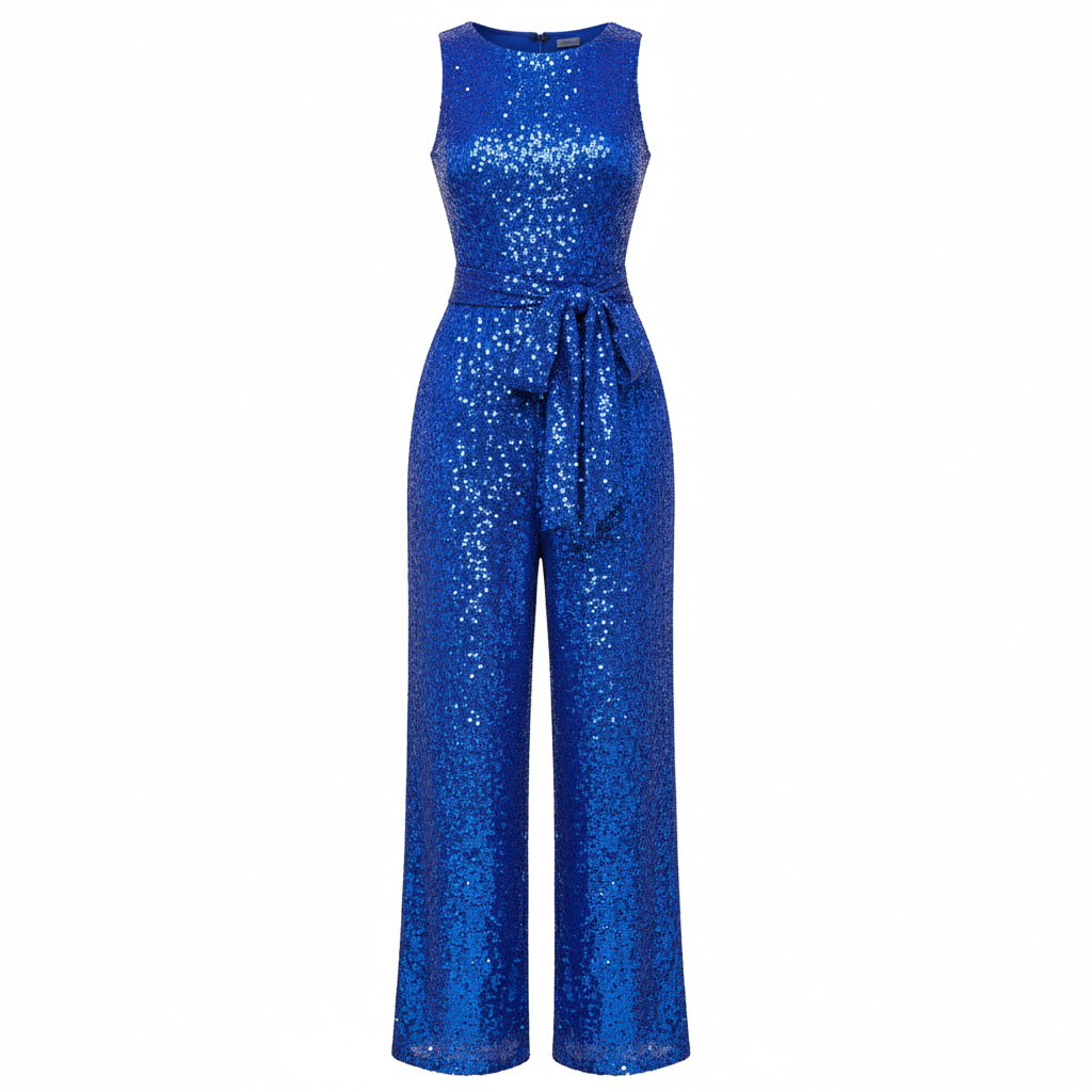 Olivia | Women's Jumpsuit With Sleeveless Design And Waist Tie Detail | Glamorous
