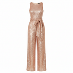 Olivia | Women's Jumpsuit With Sleeveless Design And Waist Tie Detail | Glamorous