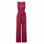 Olivia | Women's Jumpsuit With Sleeveless Design And Waist Tie Detail | Glamorous