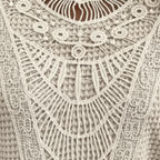 Olivia | Women's Lace Top With Openwork Detail And Short Sleeves | Bohemian