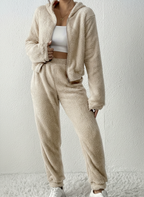 Olivia | Women's Loungewear Set With Zip Closure And Hood | Cozy