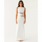 Olivia | Women's Maxi Dress With Sleeveless Design And Lace Cutout Detail | Elegant