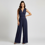 Olivia | Women's One-Piece Jumpsuit With Sleeveless Design And Wide Leg | Elegant