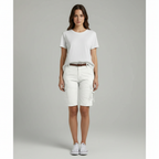 Olivia | Women's Shorts With Cargo Pockets And Belt Detail | Casual