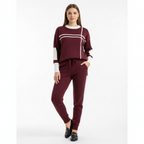 Olivia | Women's Sweater Pants Set With High Neck And Pleated Pants | Chic