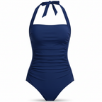 Olivia | Women's Swim Suit With Sweetheart Neckline And Ruched Detail | Summer