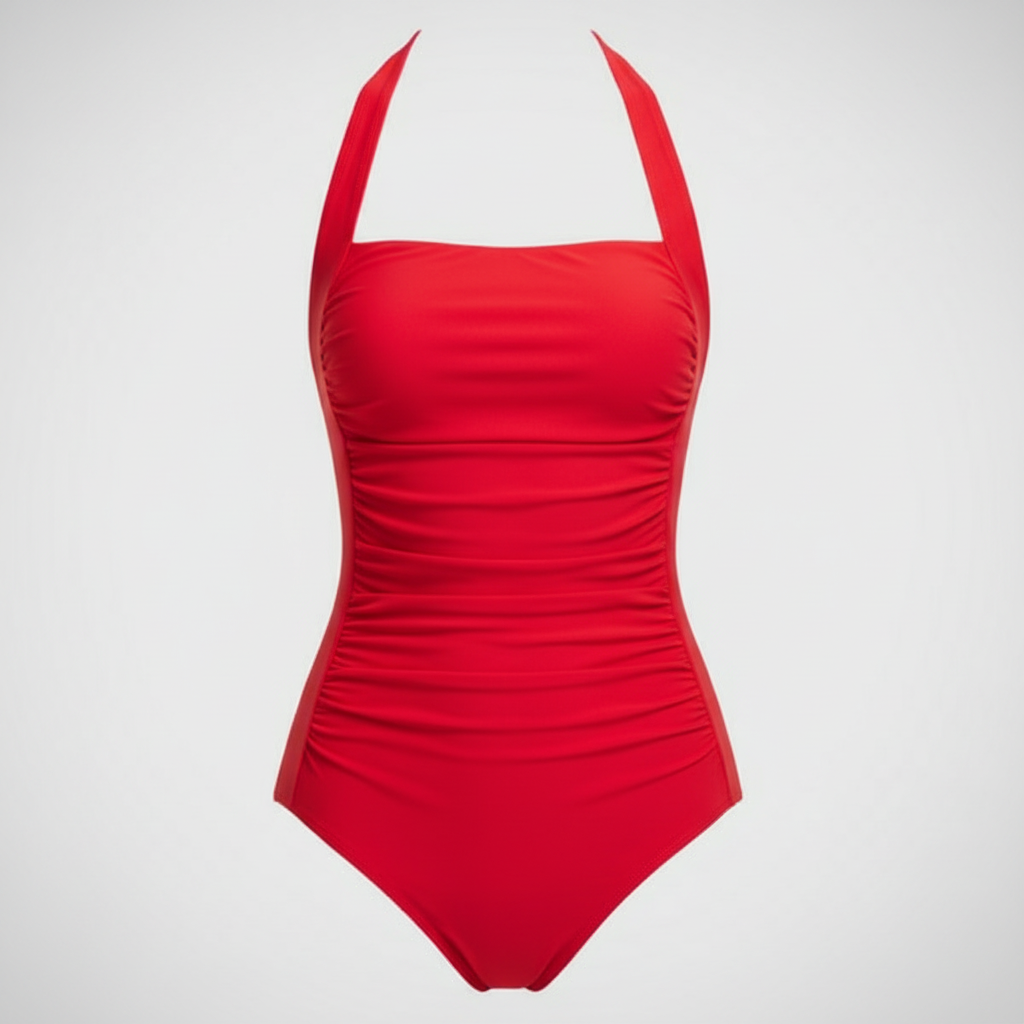 Olivia | Women's Swim Suit With Sweetheart Neckline And Ruched Detail | Summer