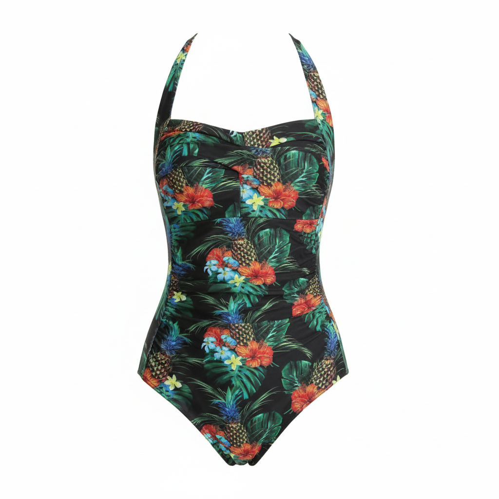 Olivia | Women's Swim Suit With Sweetheart Neckline And Ruched Detail | Summer