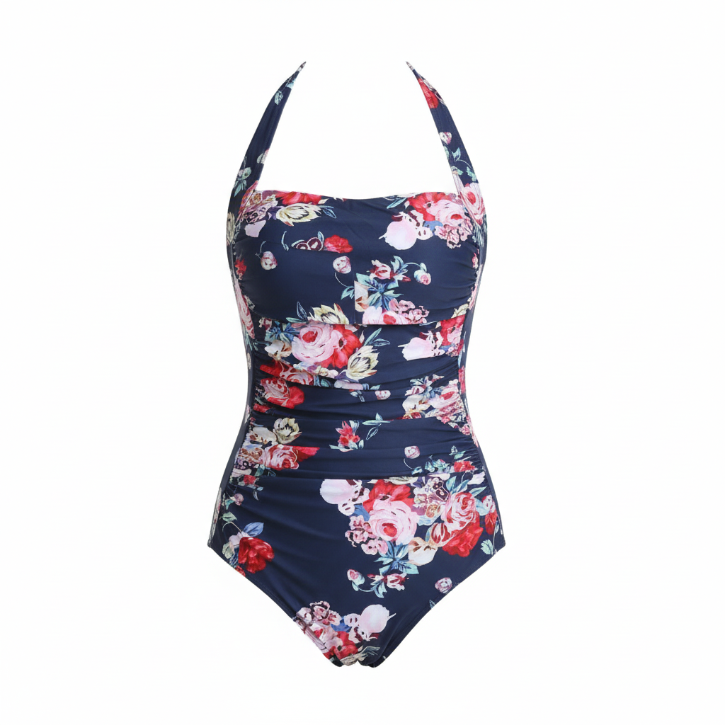 Olivia | Women's Swim Suit With Sweetheart Neckline And Ruched Detail | Summer
