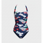 Olivia | Women's Swim Suit With Sweetheart Neckline And Ruched Detail | Summer